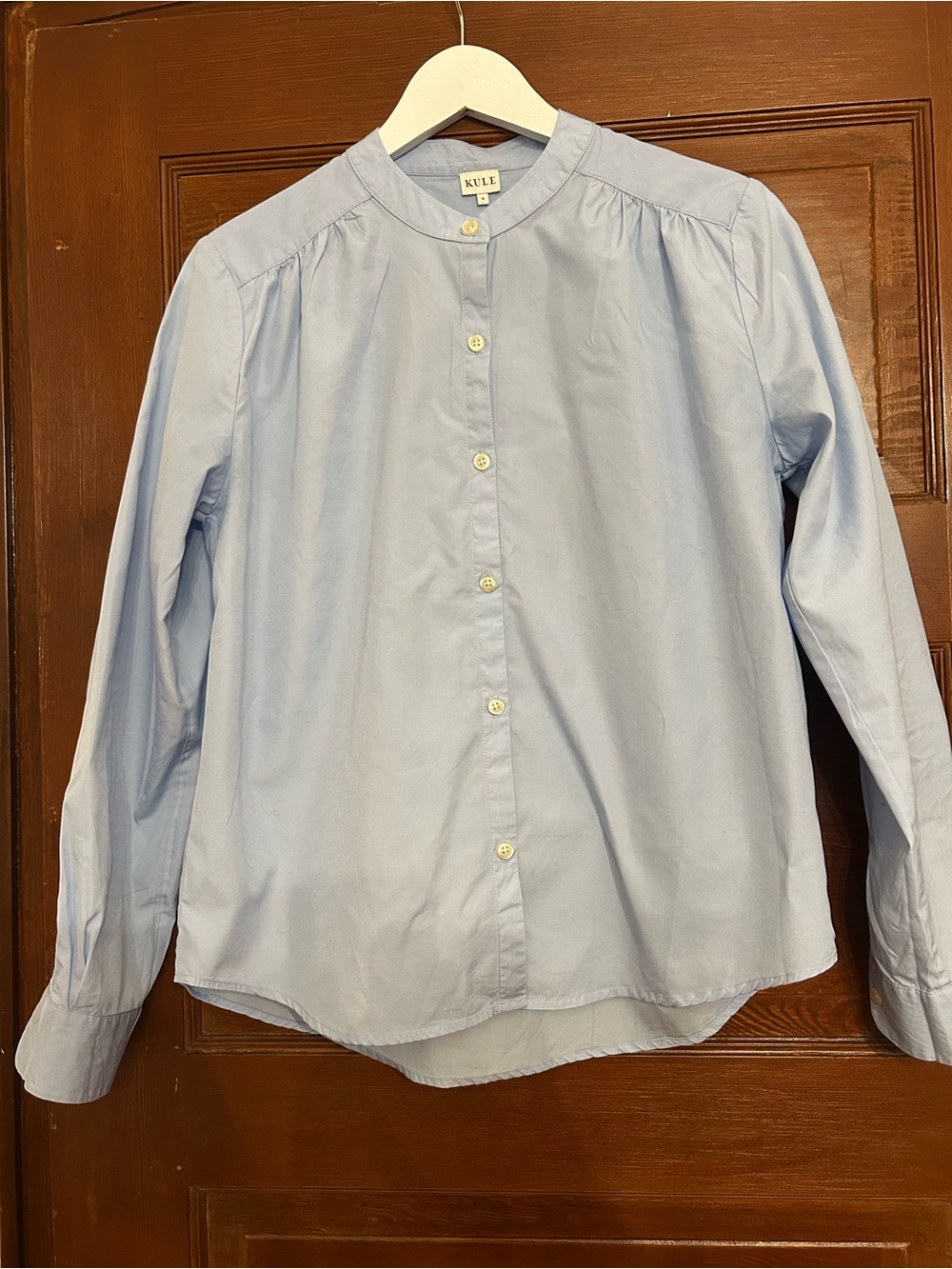 Kule Blue Cotton Shirt